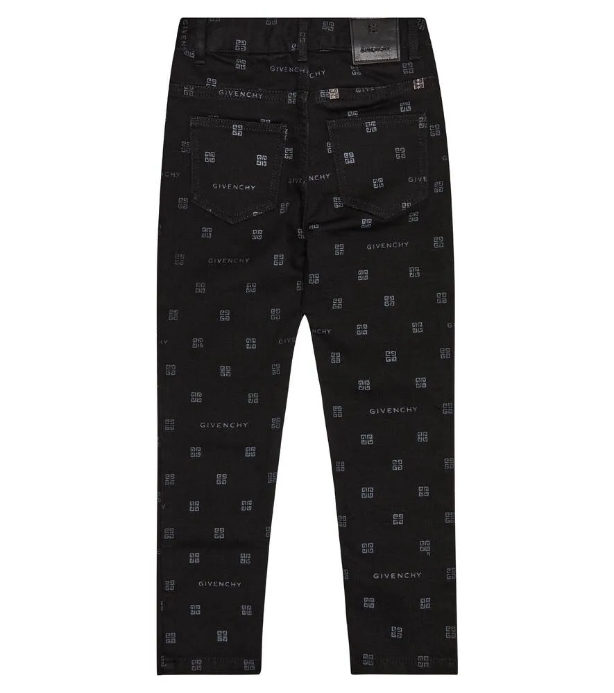 4G Givenchy Kids jeans, black