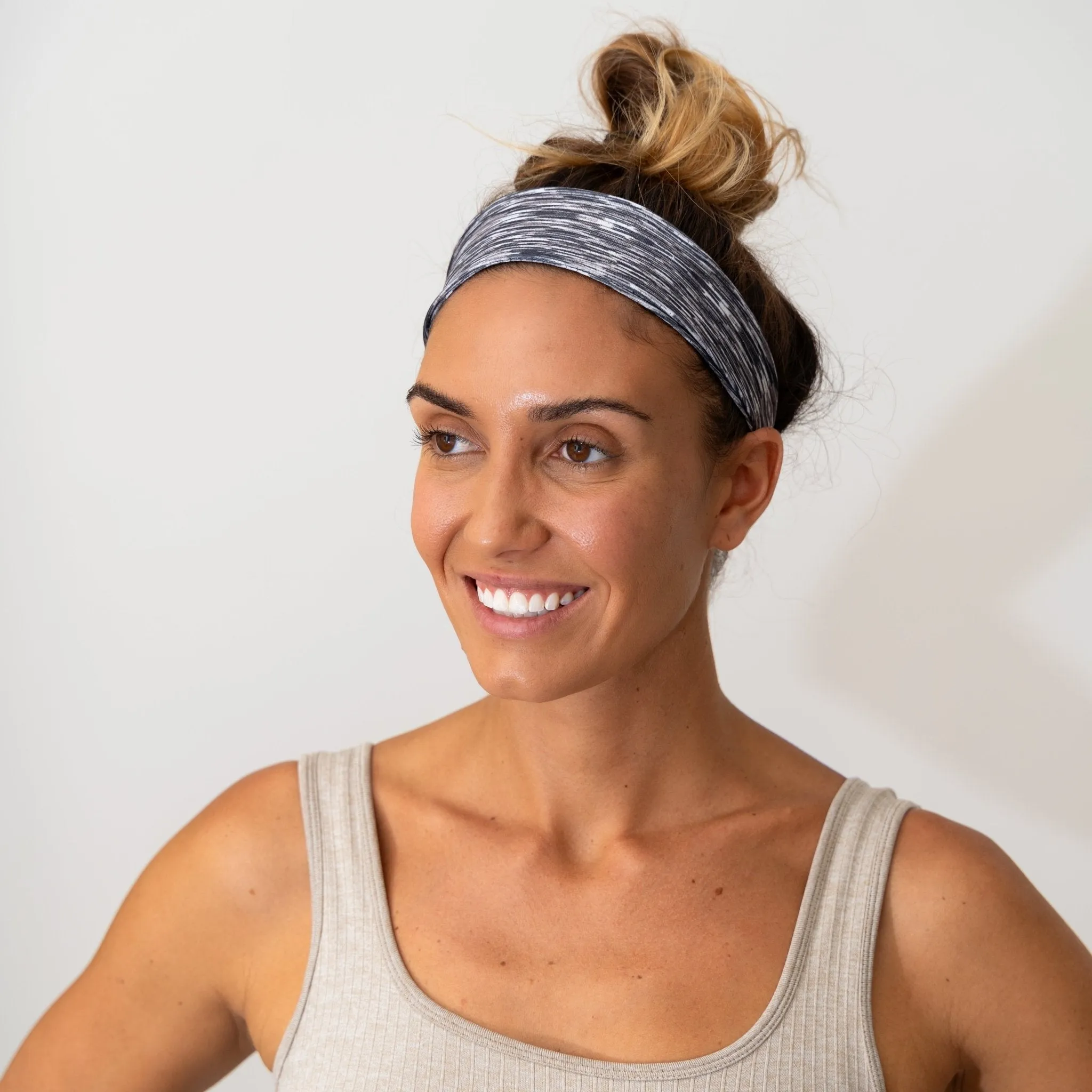 Adjustable No Slip Mesh Sport Headbands - 3 Pack