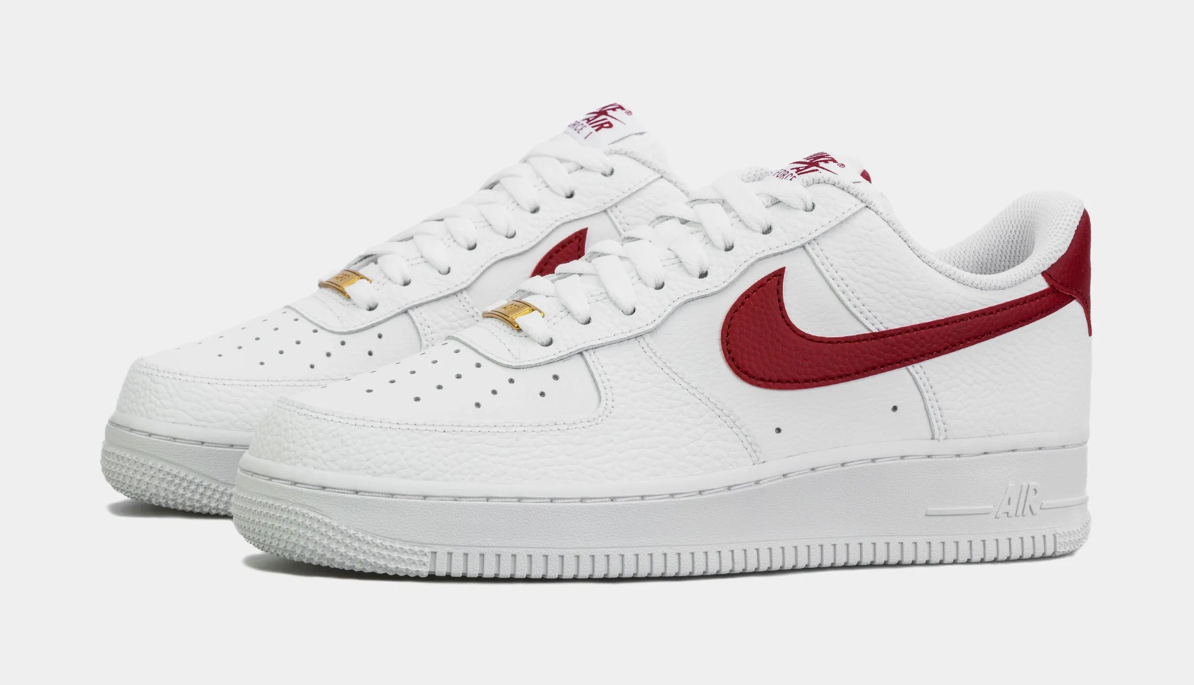 Air Force 1 07 Mens Lifestyle Shoes (White/Red)