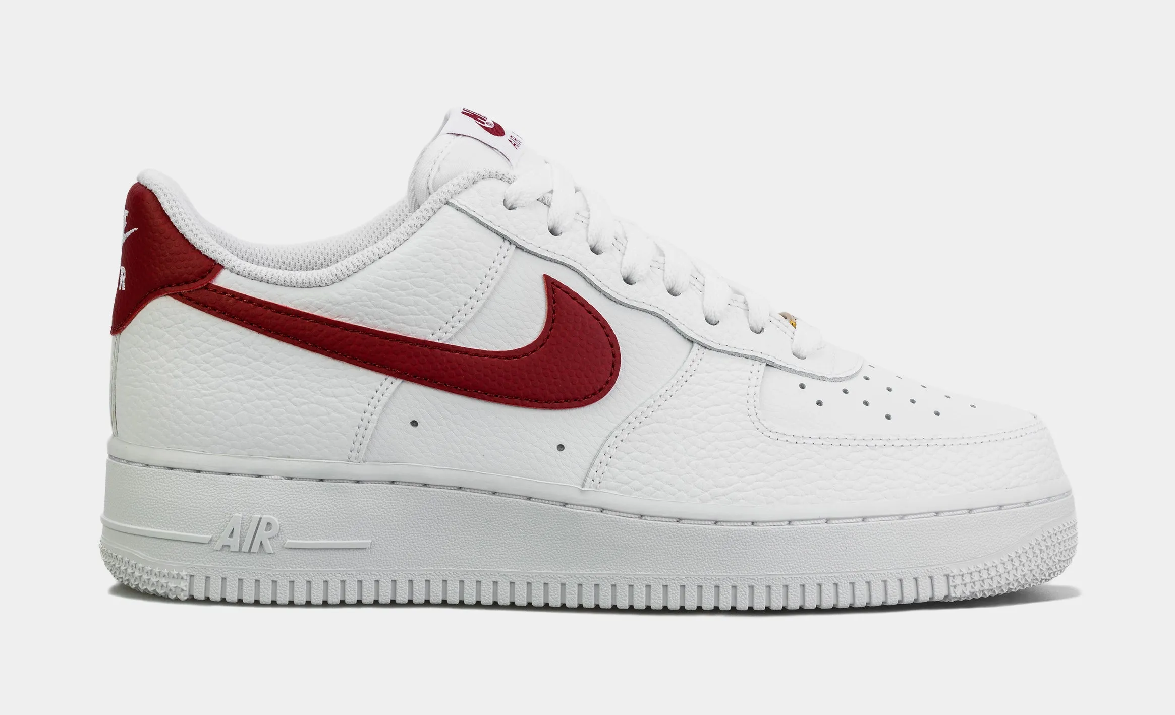 Air Force 1 07 Mens Lifestyle Shoes (White/Red)