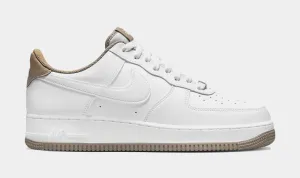 Air Force 1 Low Mens Lifestyle Shoes (White/Brown)