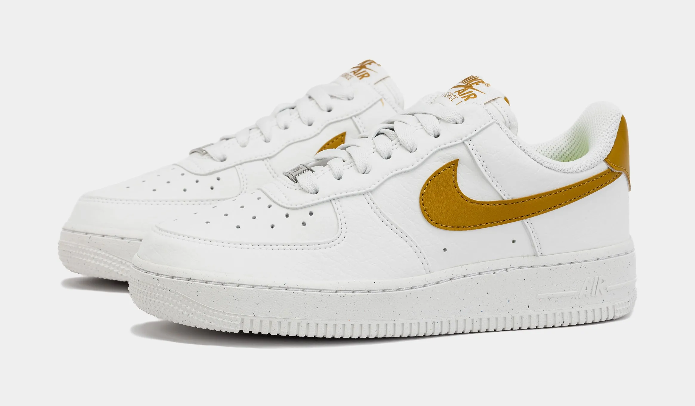 Air Force 1 Next Nature Bronzine Womens Lifestyle Shoes (White/Bronzine)