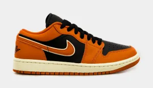 Air Jordan 1 Retro Low Sport Spice Womens Lifestyle Shoes (Orange/Black)