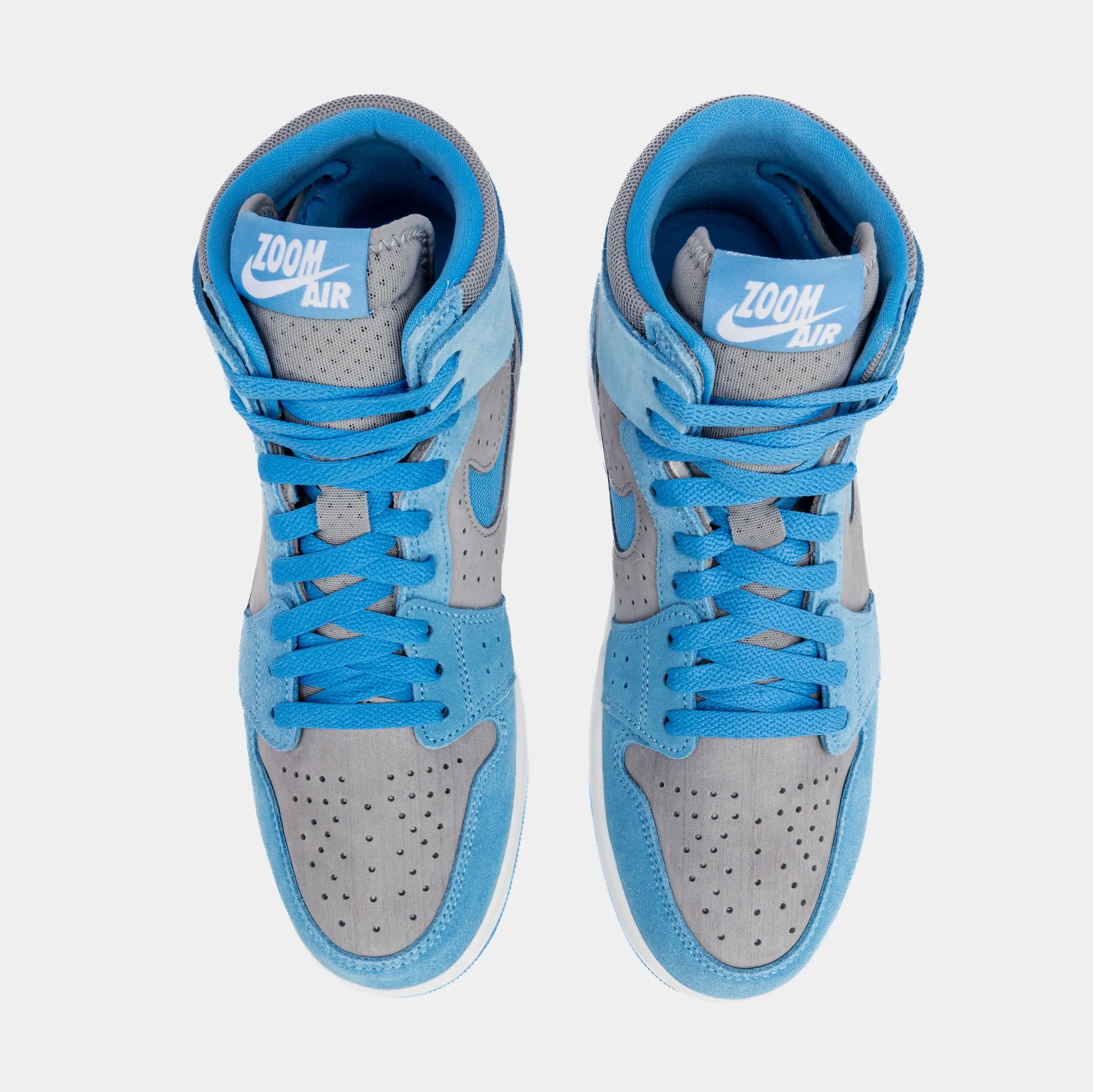 Air Jordan 1 Zoom CMFT 2 University Blue Mens Lifestyle Shoes (Grey/Blue)