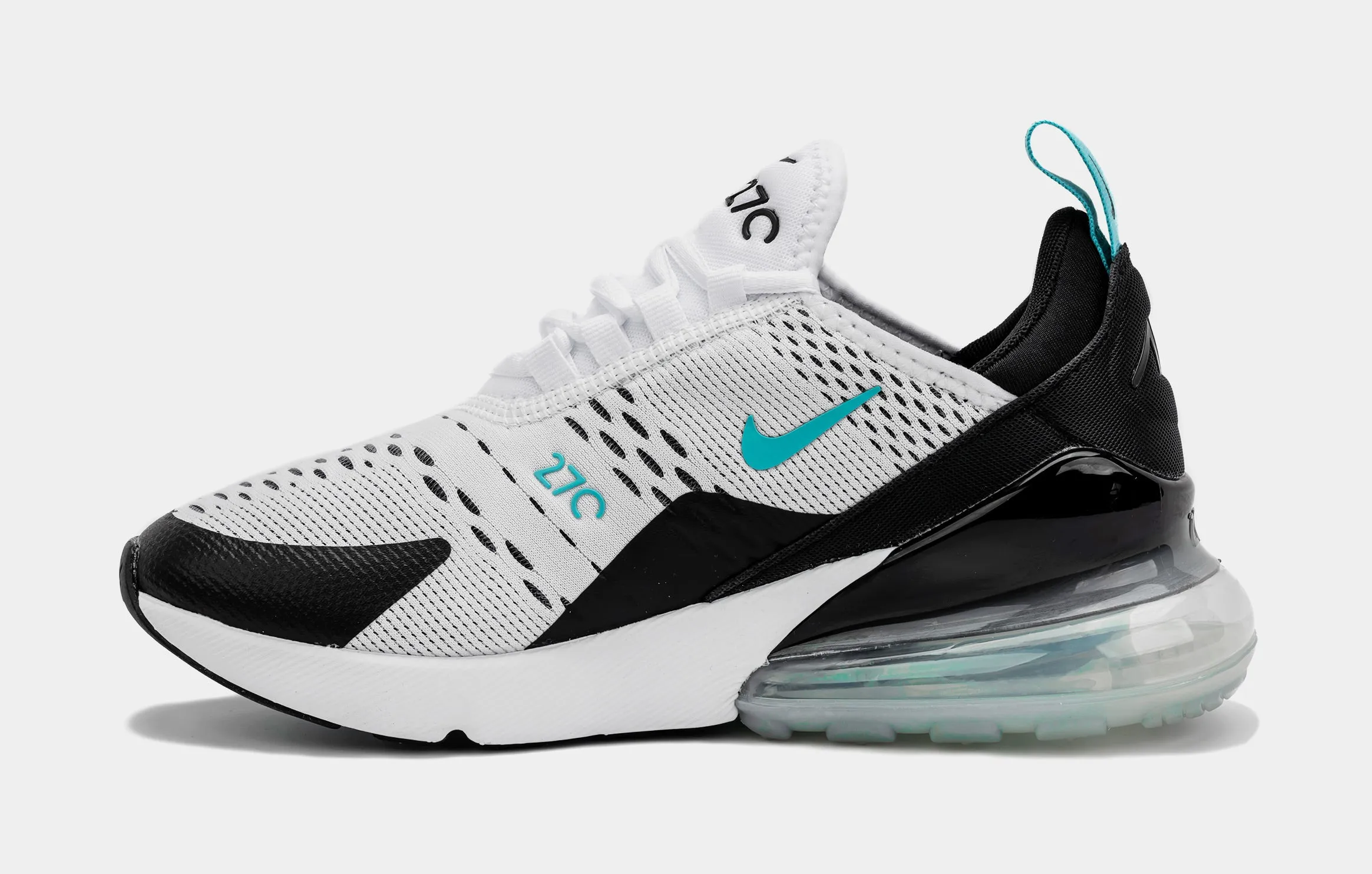 Air Max 270 Womens Running Shoes (White/Black)