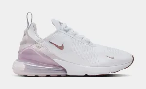 Air Max 270 Womens Running Shoes (White/Platinum Violet/Smokey Mauve/Black)