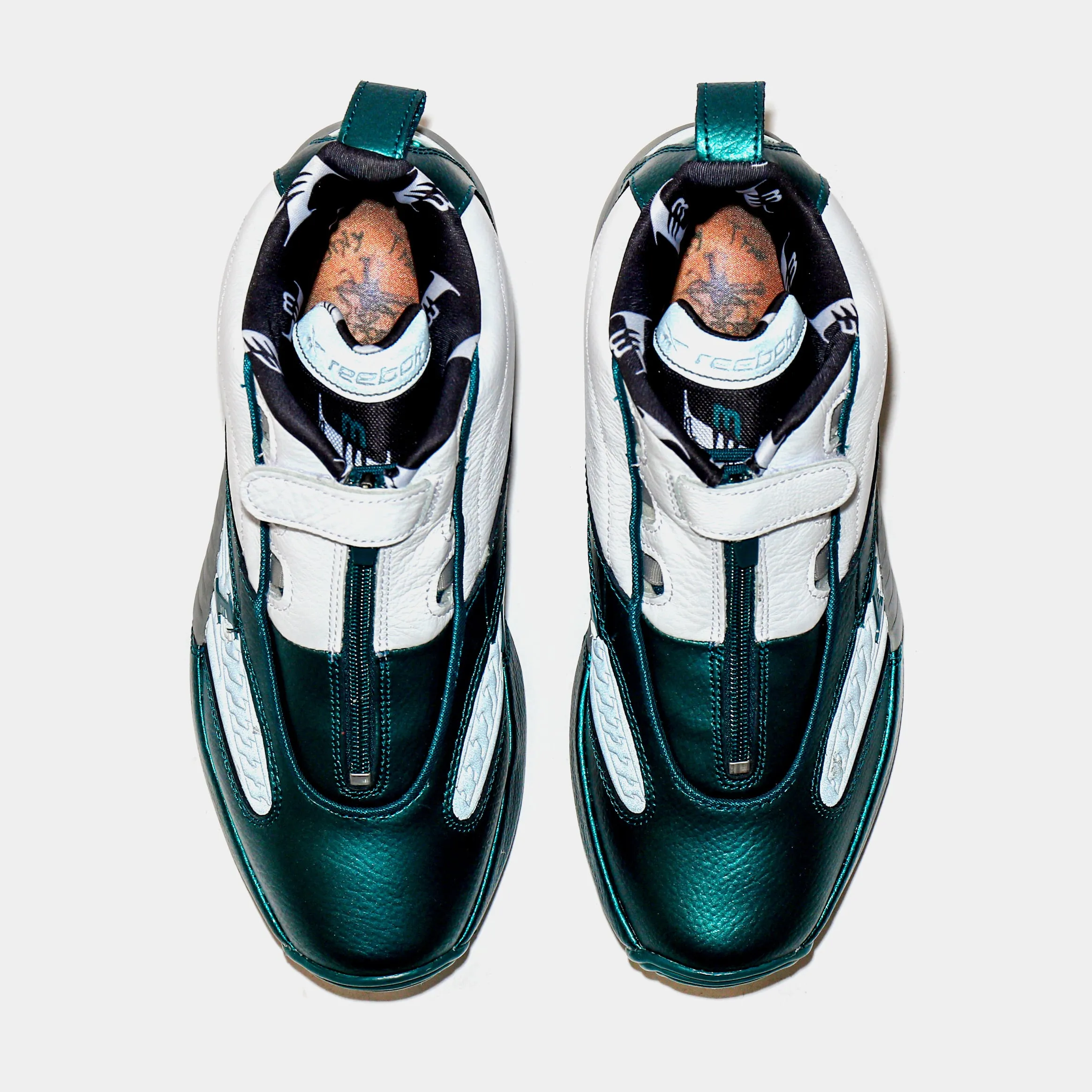 Answer IV The Tunnel Mens Basketball Shoes (Teal Green/White)