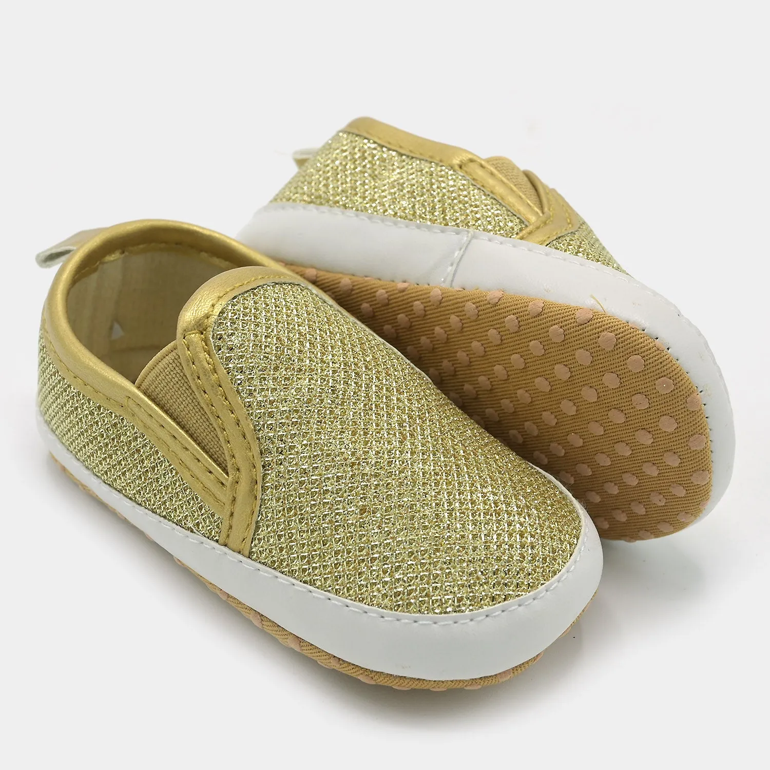 Baby Girls Shoes B332 -Gold