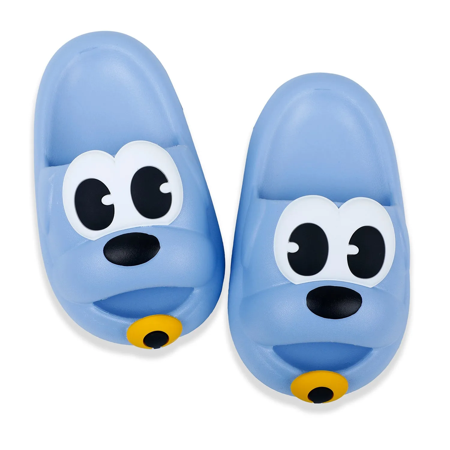 Baby Moo Dog Waterproof Soft Slippers Anti-Skid Sliders - Blue