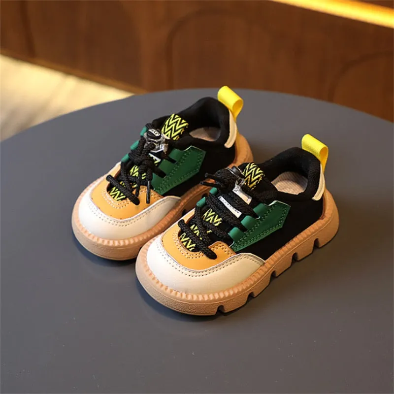 Baby Toddler Pu Leather Kids Sneakers Shoes Comfortable Soft Boys Casual Shoes - TBSH50651