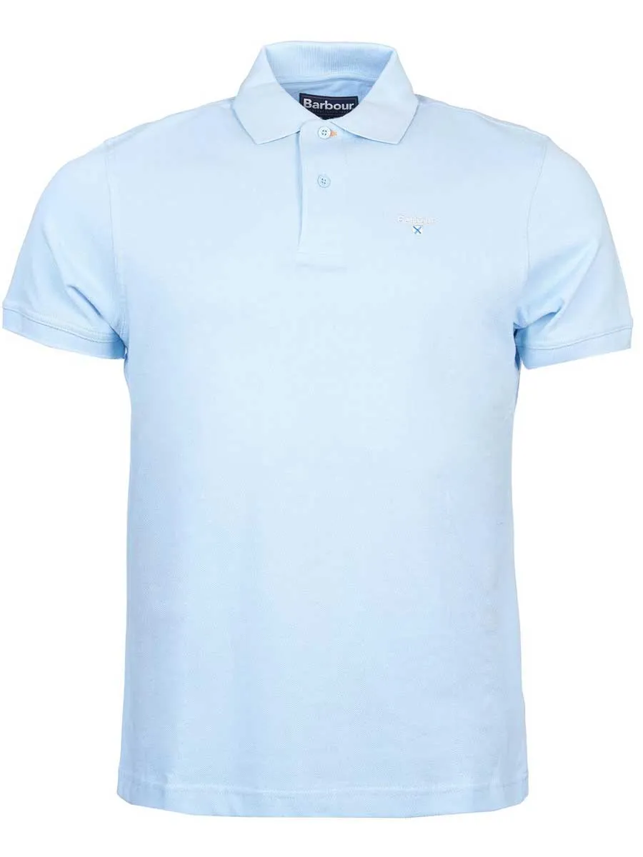 BARBOUR Sports Polo Shirt - Men's - Sky