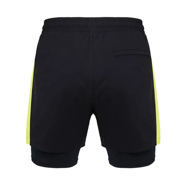 Barrel Men Romantic Motion Leggings Shorts-BLACK