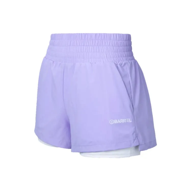 Barrel Women Essential HW Leggings Shorts-LAVENDER