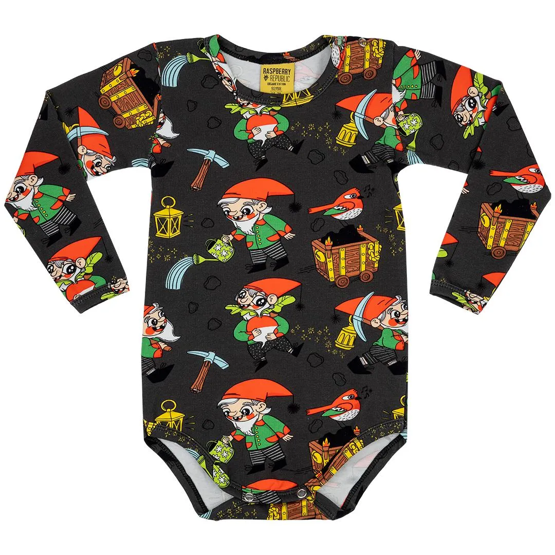 Best Gnomies Long Sleeve Onesie - 1 Left Size 1.5-3 years