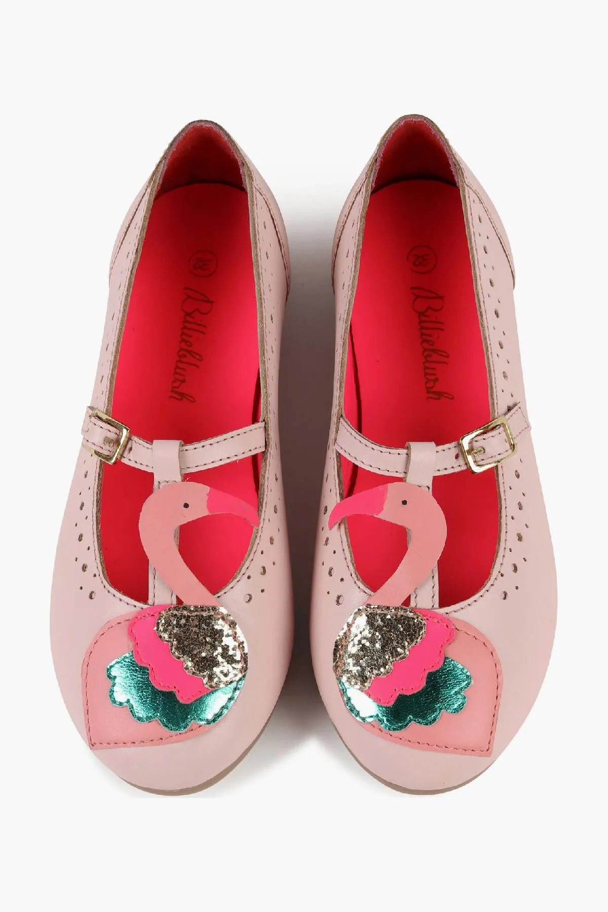 Billieblush Flamingo Mary Jane Kids Shoes (Size 34EU / 2-2.5 left)