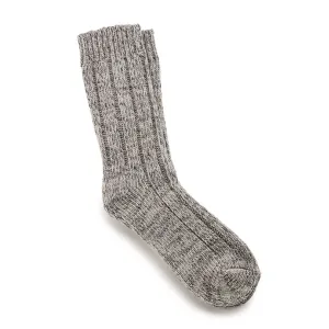 Birkenstock Cotton Twist Crew Sock (Women) - Light Gray