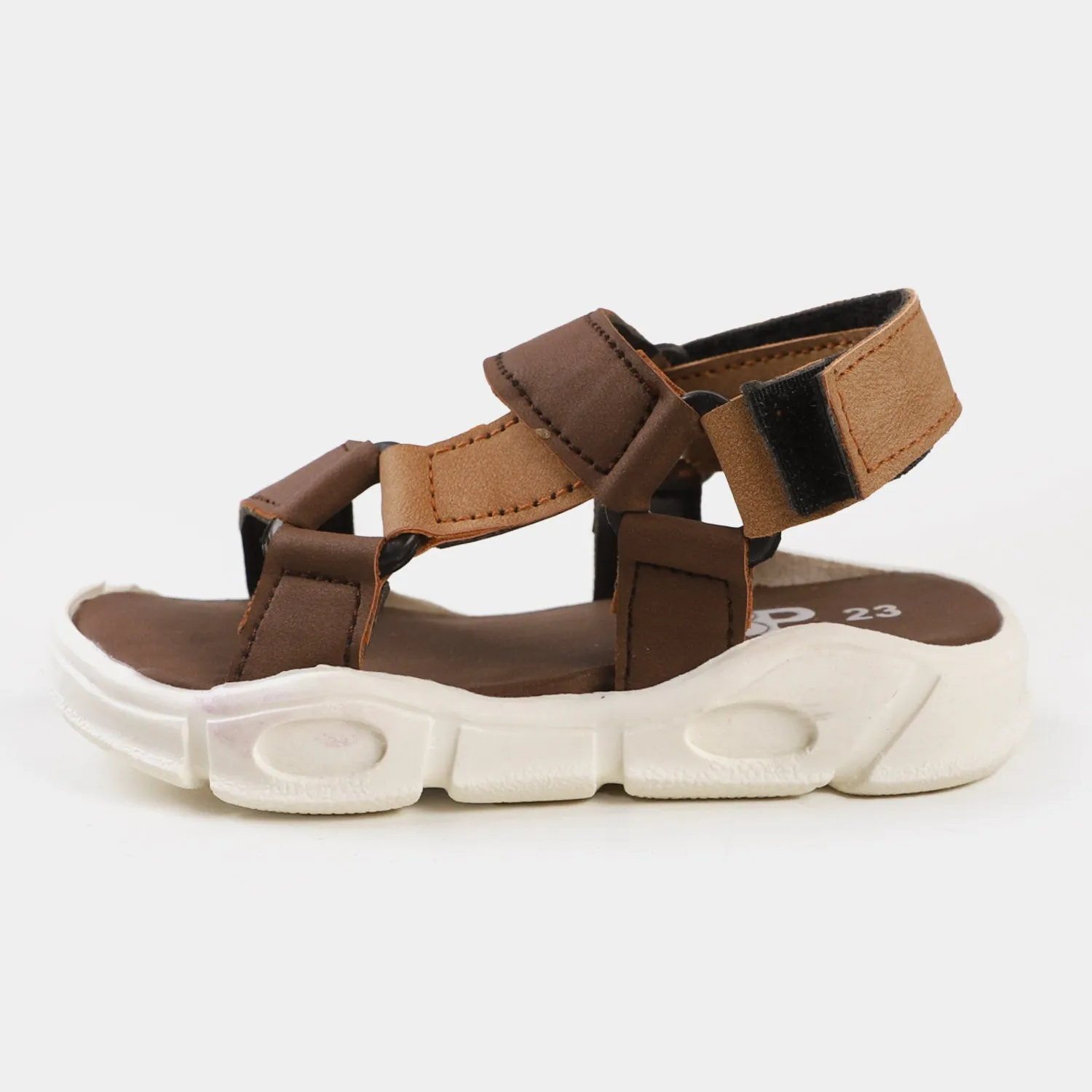 Boys Sandal 203-37 - Coffee/Beige