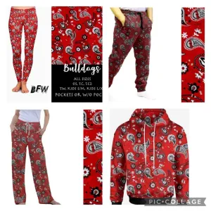 Bulldogs Leggings, lounge pants, joggers and hoodies