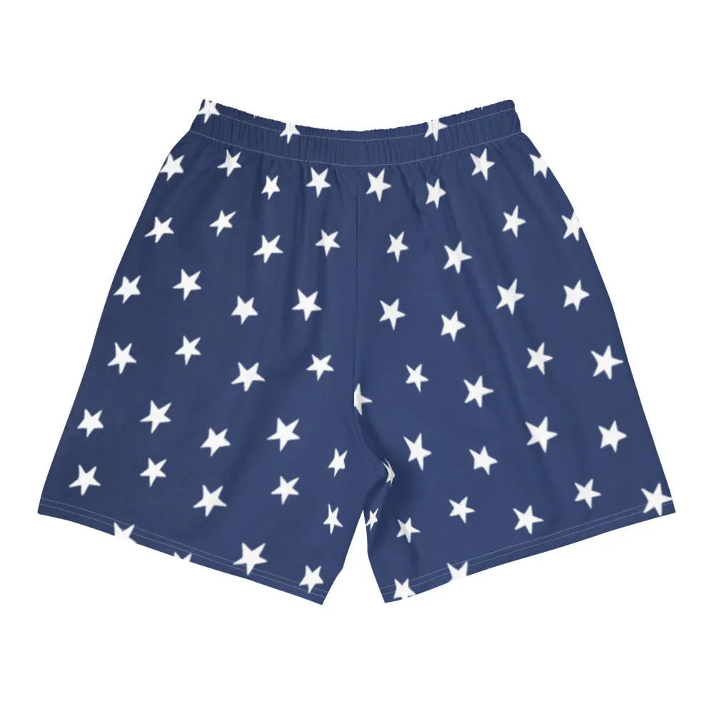 Colonial Stars Men's Athletic Long Shorts