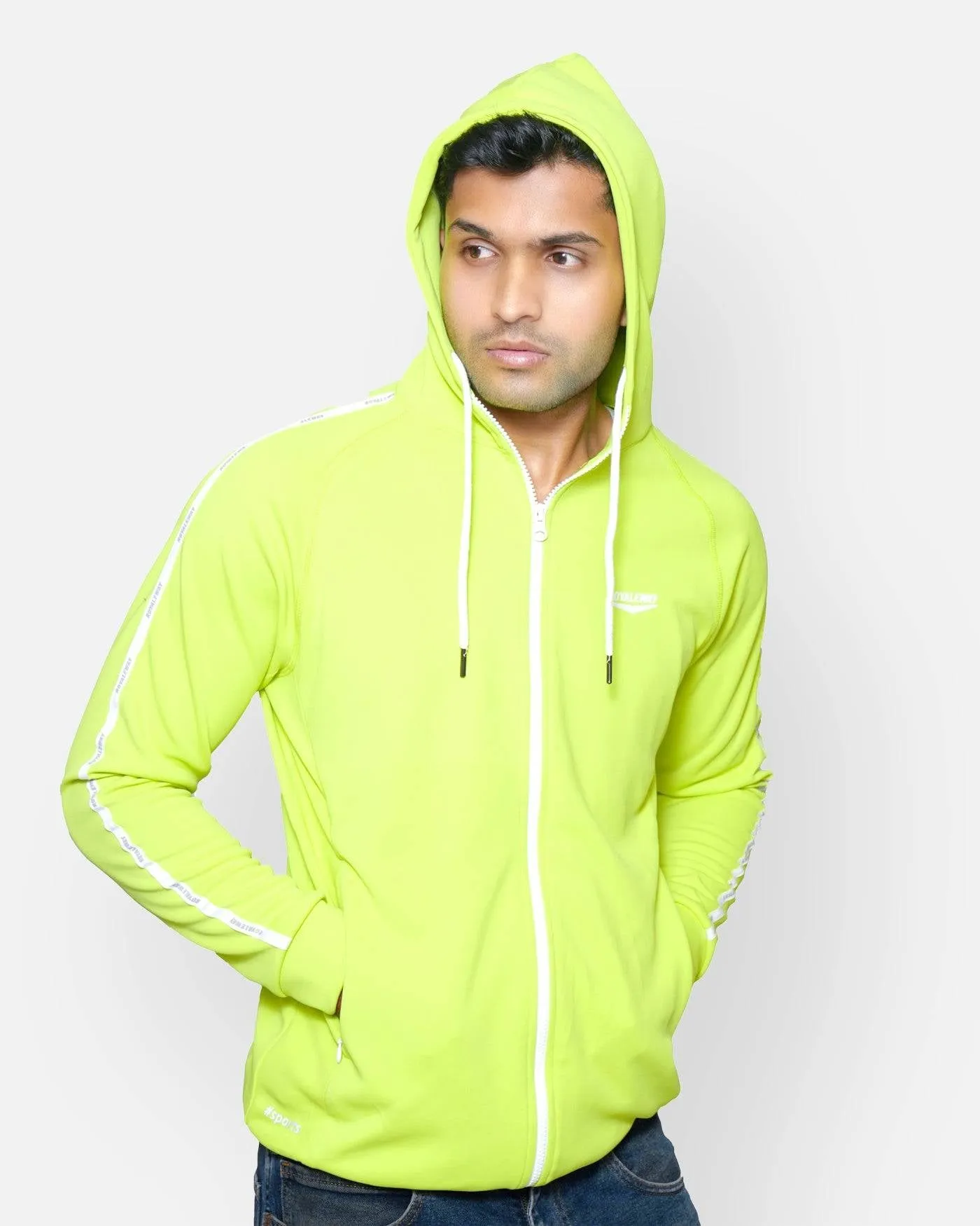 CrossFIT Neon Green Hoodie Jacket RWM0006