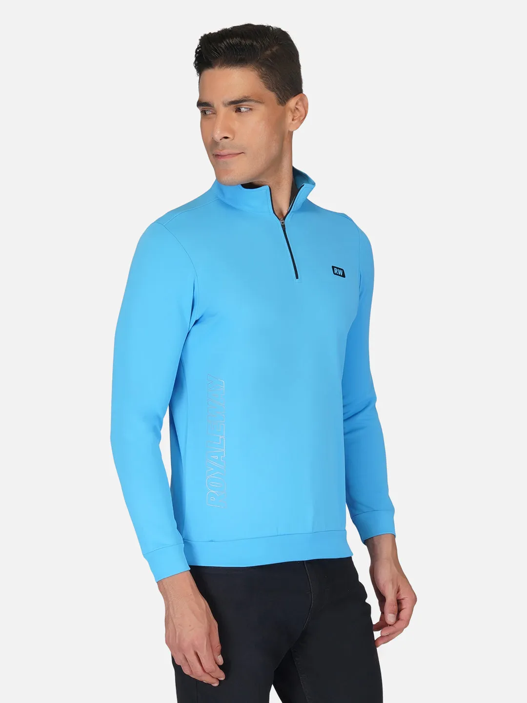 CrossFIT T Blue Half Zipper Jacket RWM6033