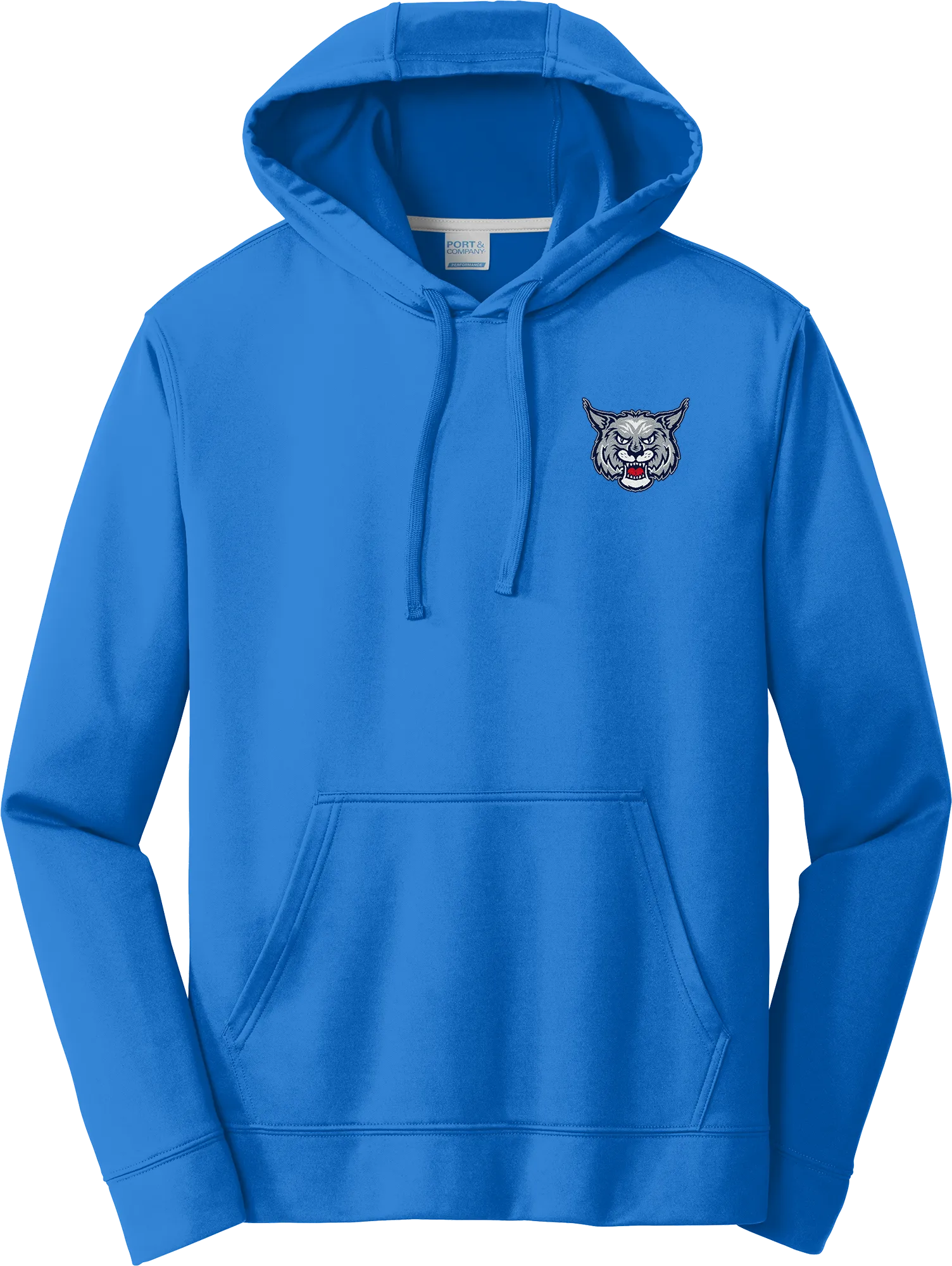 CT Bobcats Performance Fleece Pullover Hooded Sweatshirt