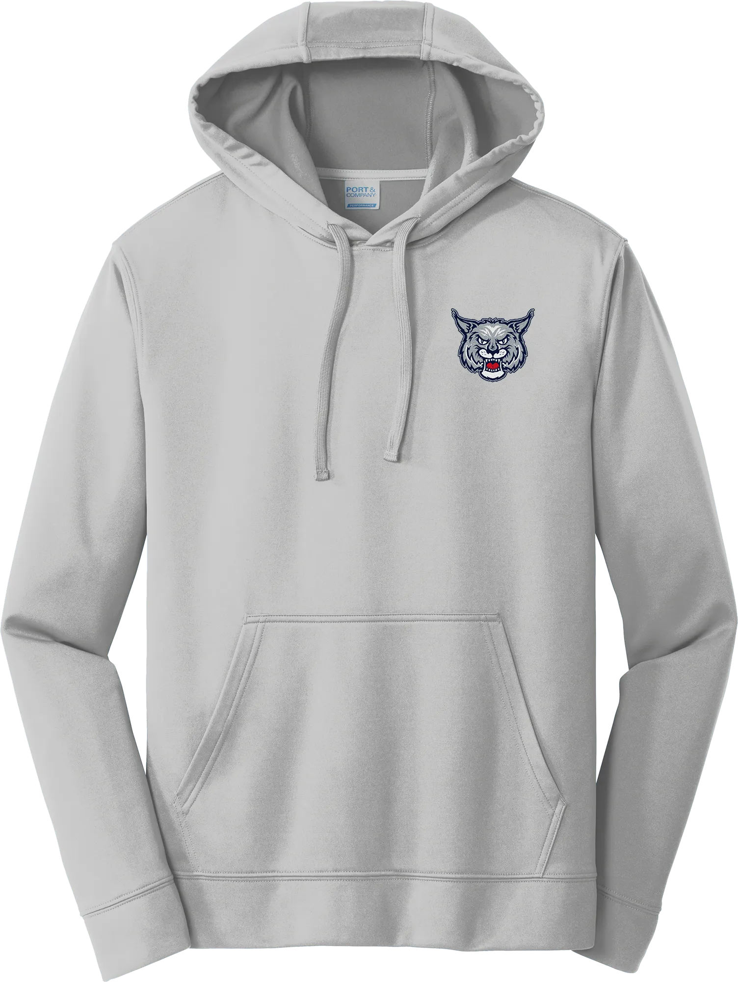 CT Bobcats Performance Fleece Pullover Hooded Sweatshirt