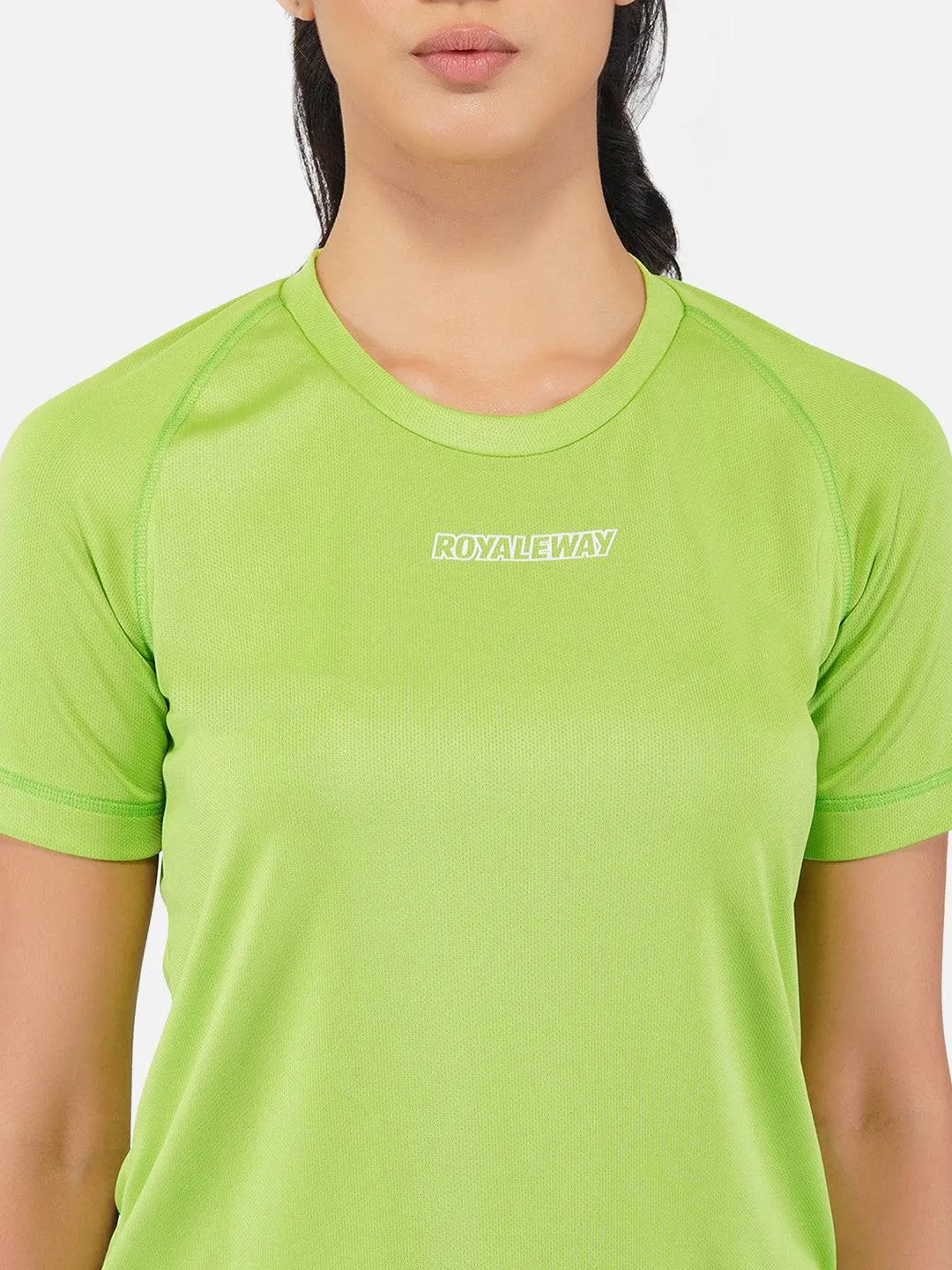 DriDOT Top T Shirt Apparel Women Raglan Pista Green RWW2062