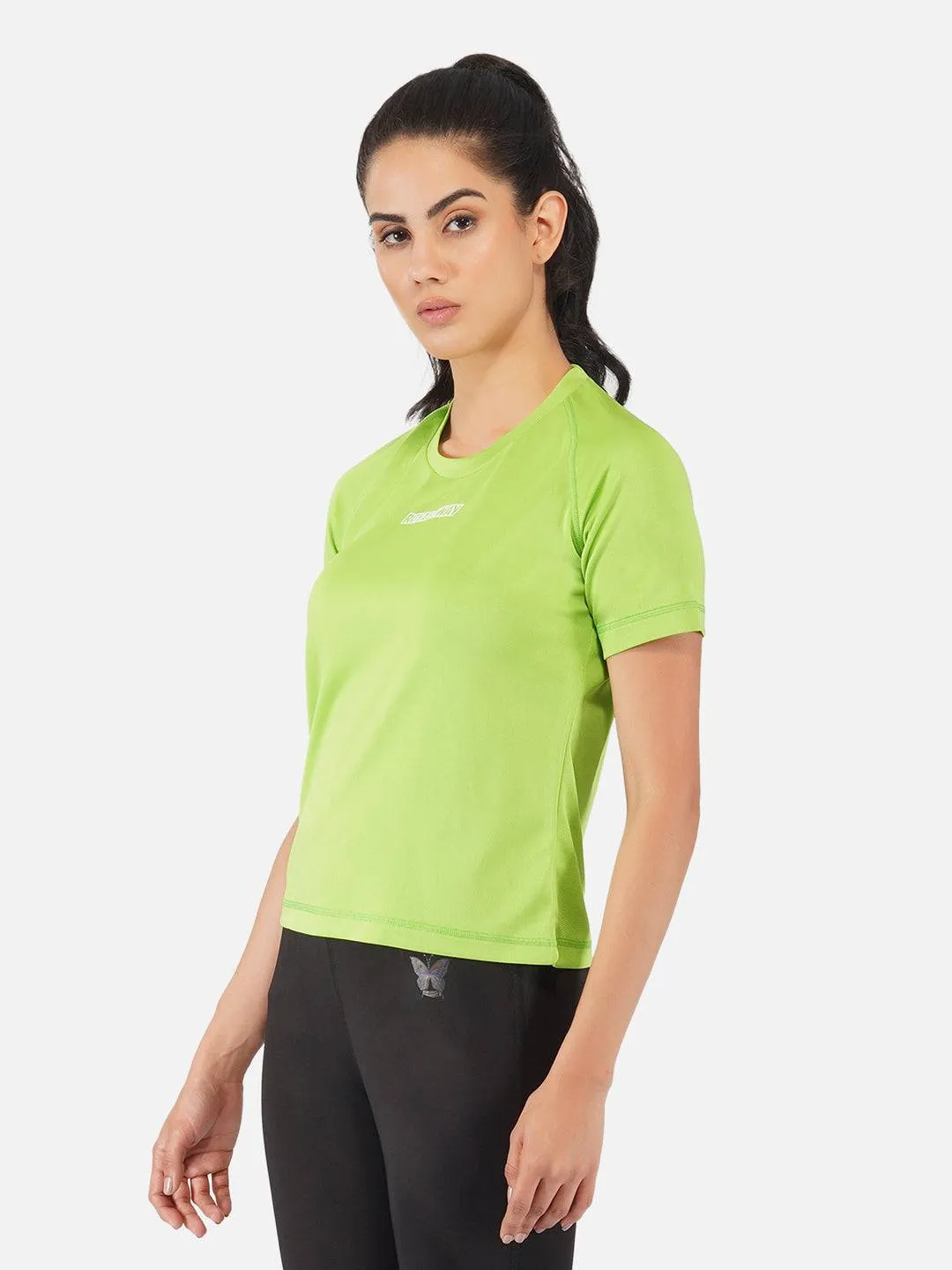 DriDOT Top T Shirt Apparel Women Raglan Pista Green RWW2062