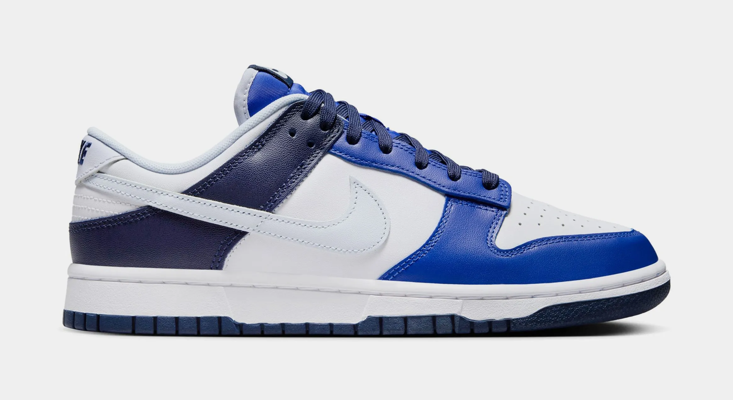 Dunk Low Game Royal Navy Mens Lifestyle Shoes (White/Football Grey/Game Royal/Midnight Navy)