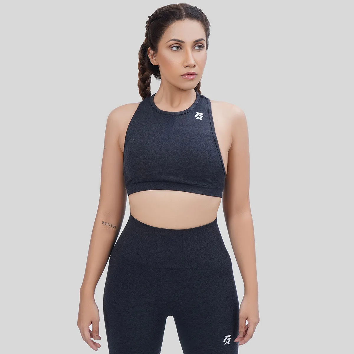 Edge Seamless Sports Bra (Black)