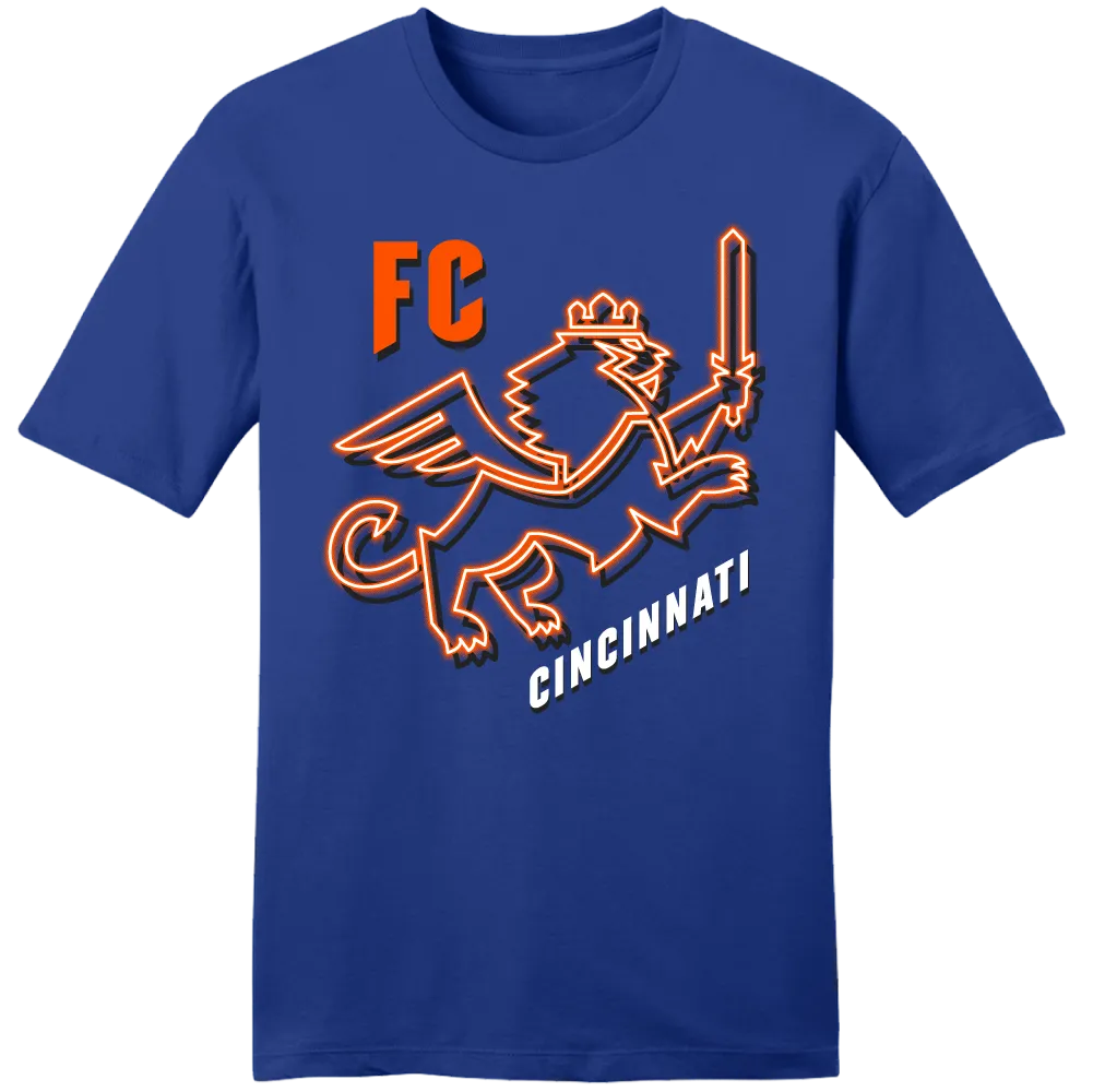 FC Cincinnati Neon Lion