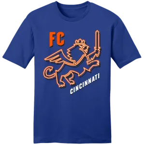 FC Cincinnati Neon Lion