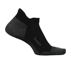 Feetures Unisex Elite Light Cushion No Show Tab Black