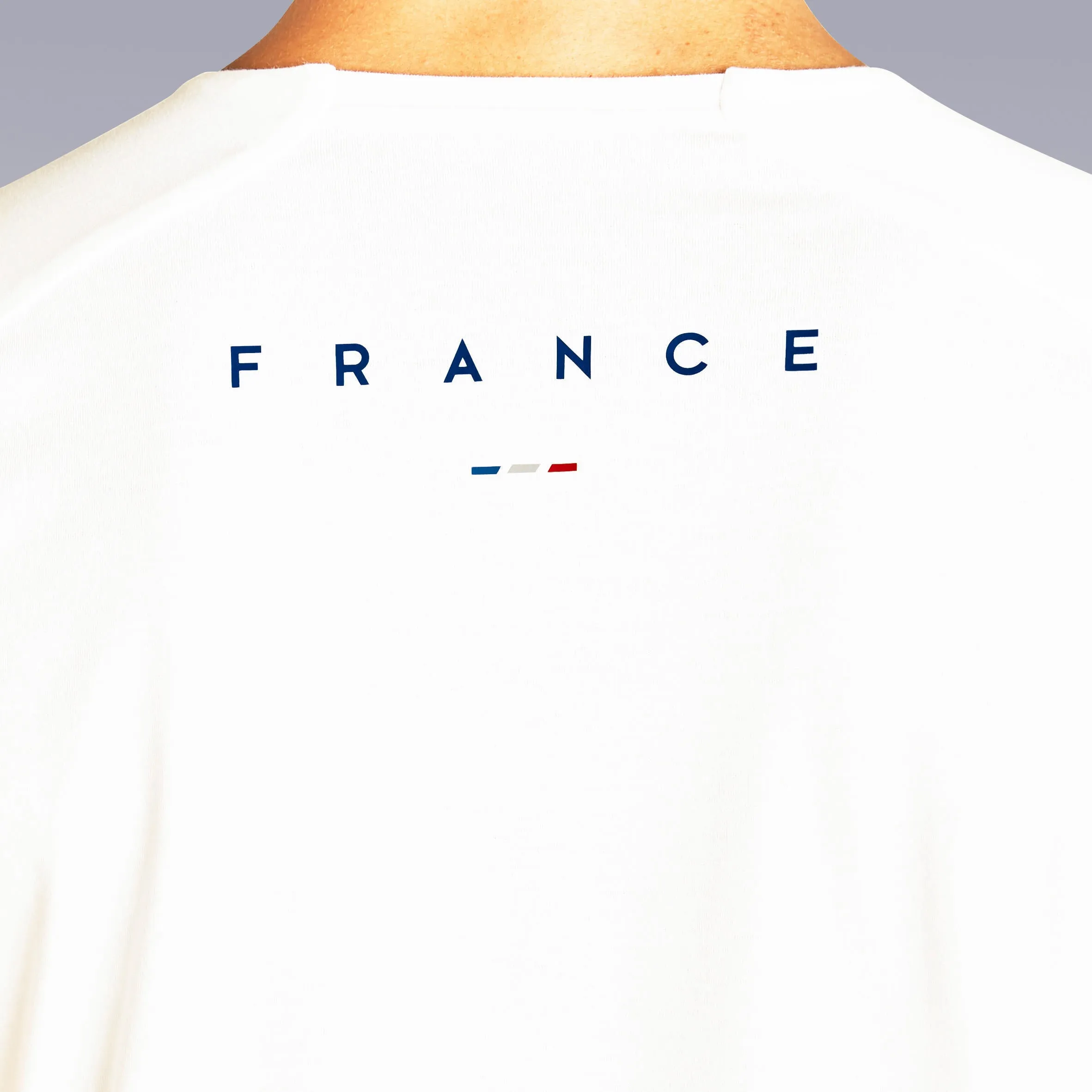 Football fan t-shirt FF100 France away 2022 women/men. KIPSTA