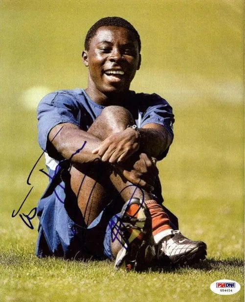 Freddy Adu Autographed 8x10 Photo Team USA "To John" PSA/DNA #U54654