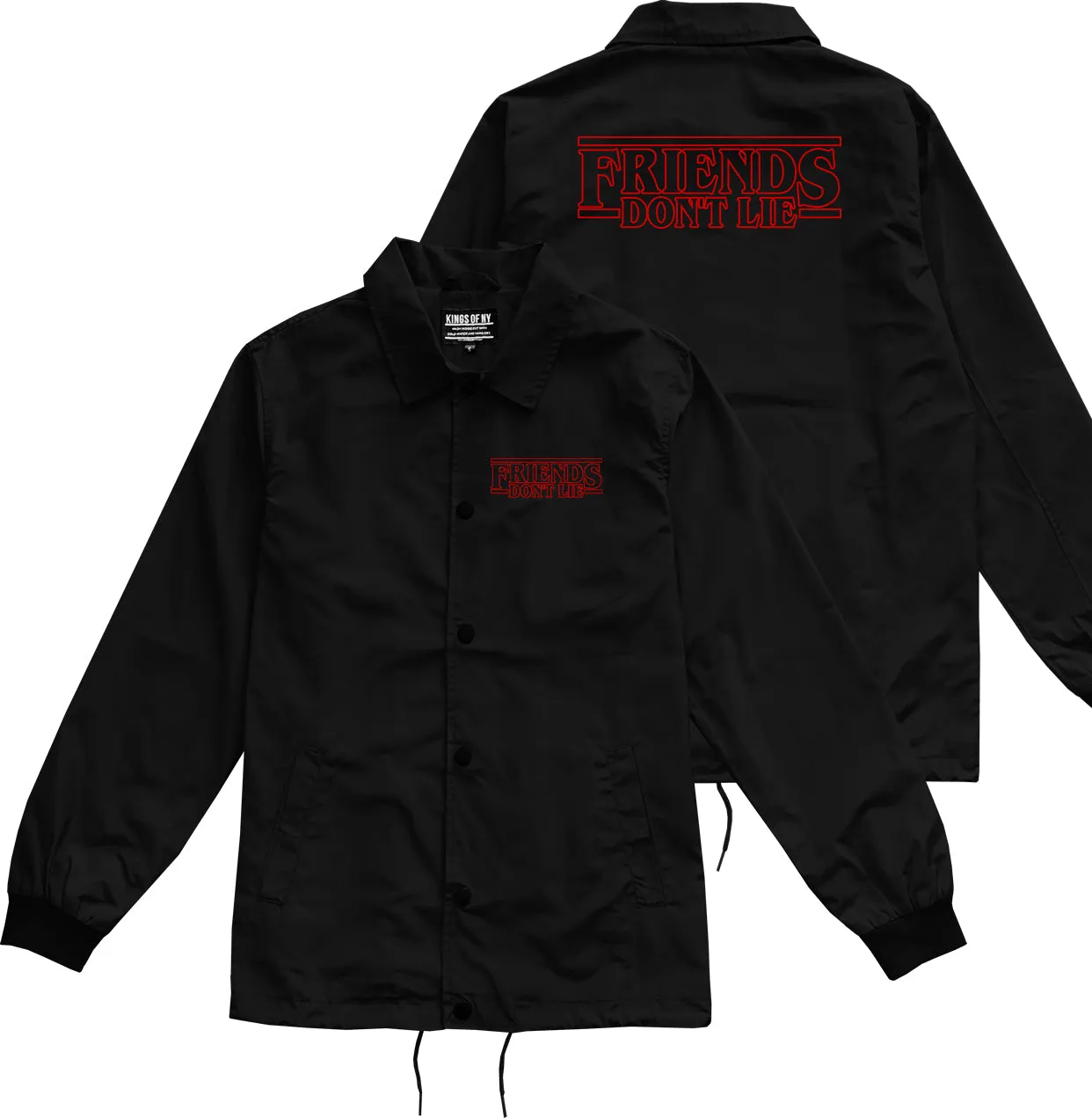 Friends Dont Lie Mens Coaches Jacket