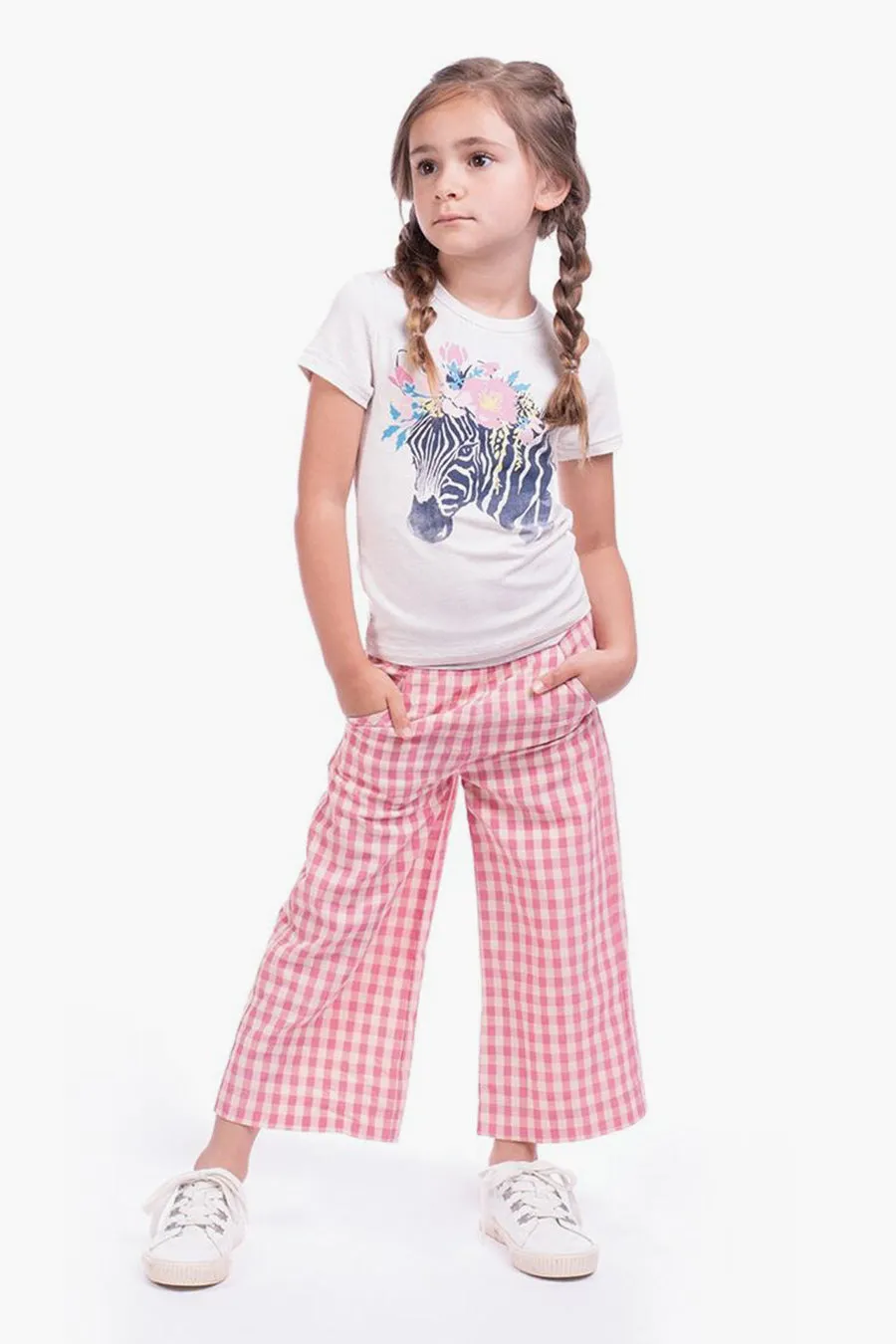 Girls Shirt Imoga Amita Zebra Oatmeal