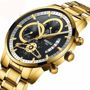 Gold And Black Luxury Sports Watches