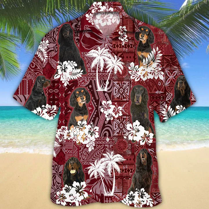 Gordon Setter Hawaiian Shirt, Dog Hawaii Shirt For Men Women