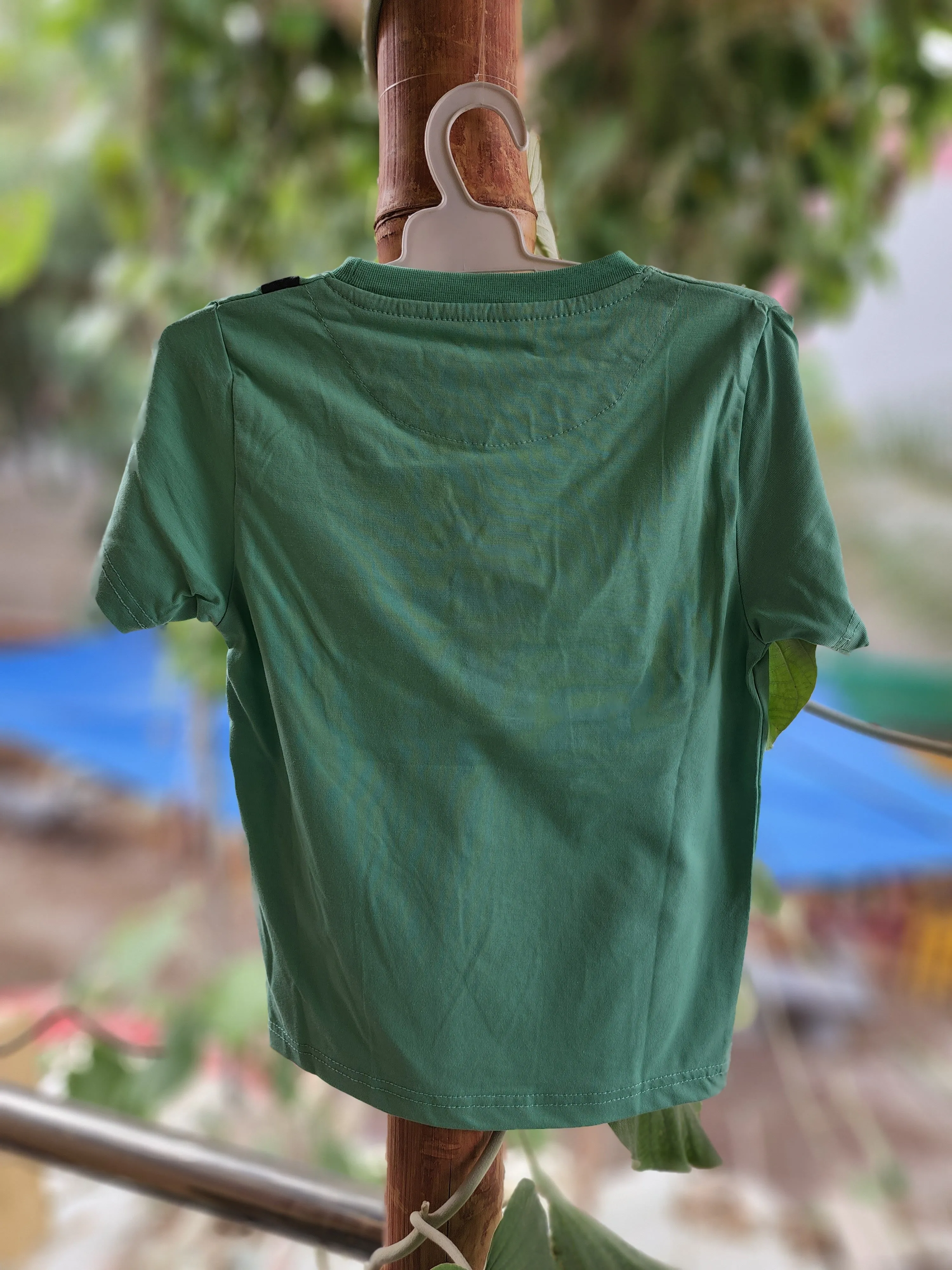 Green Retro Style T Shirt