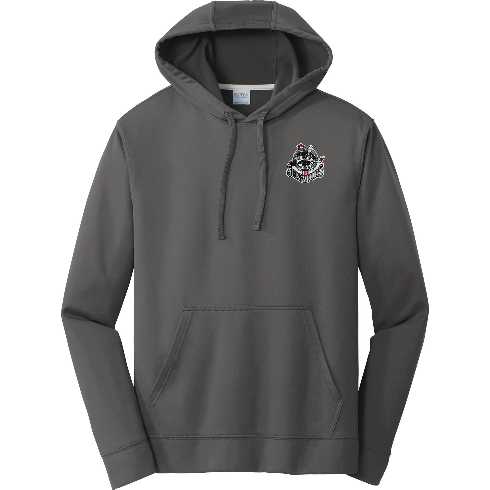 Grundy Senators Performance Fleece Pullover Hooded Sweatshirt