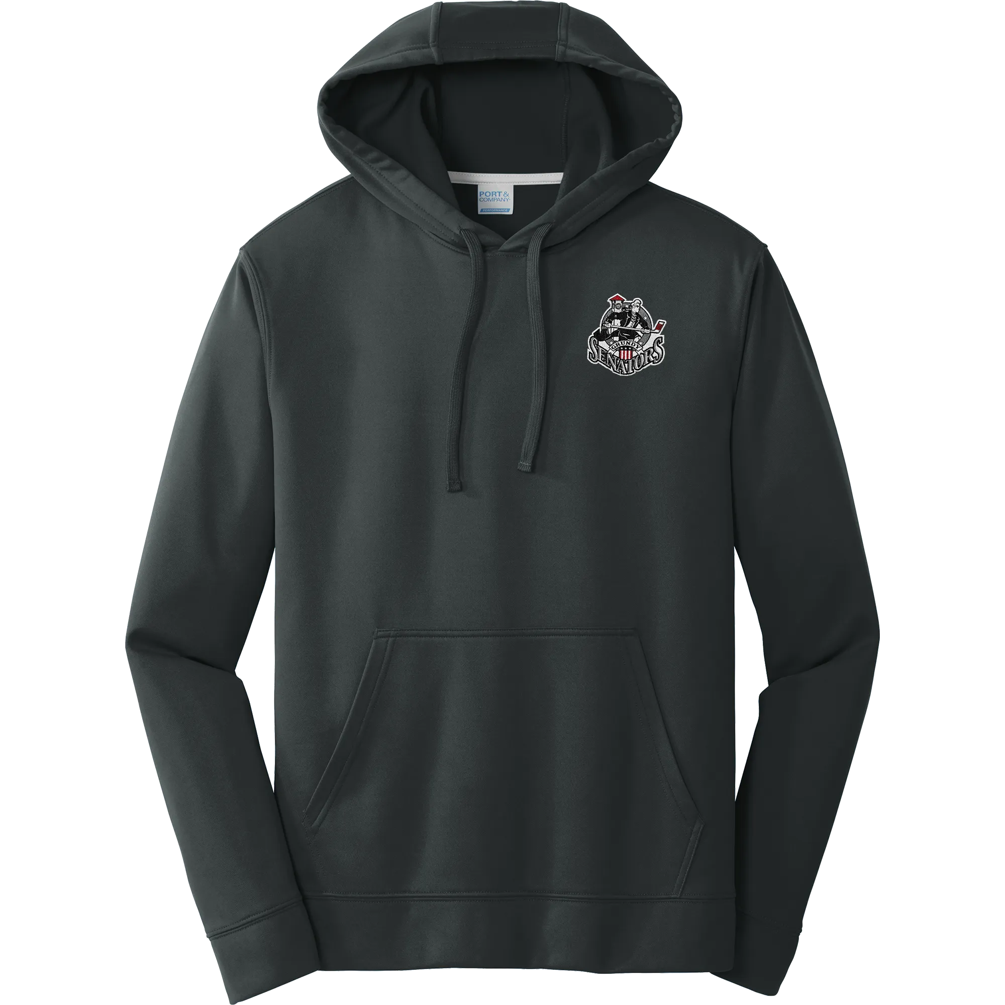 Grundy Senators Performance Fleece Pullover Hooded Sweatshirt