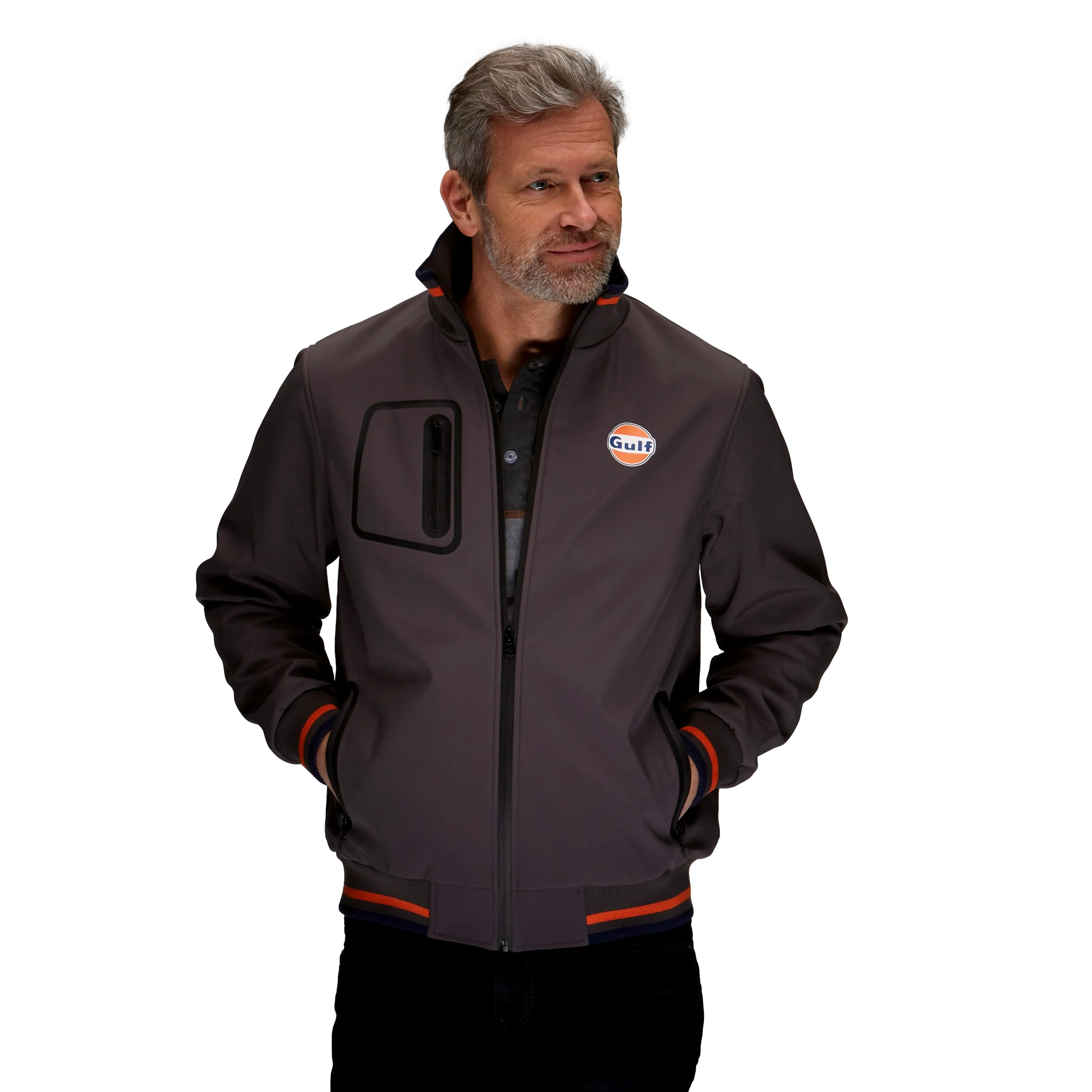 Gulf Softshell Jacket in Graphite Gray