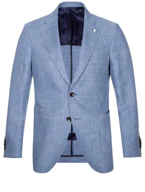 Half Lined Sports Jacket Light Blue