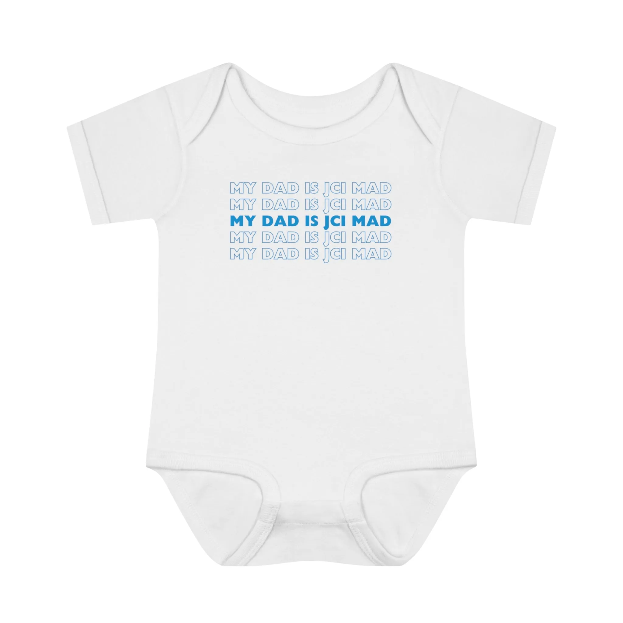 Infant Baby Rib Bodysuit (White)