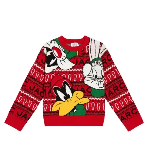 Intarsia x looney tunes Marc Jacobs Kids sweater, multicolor