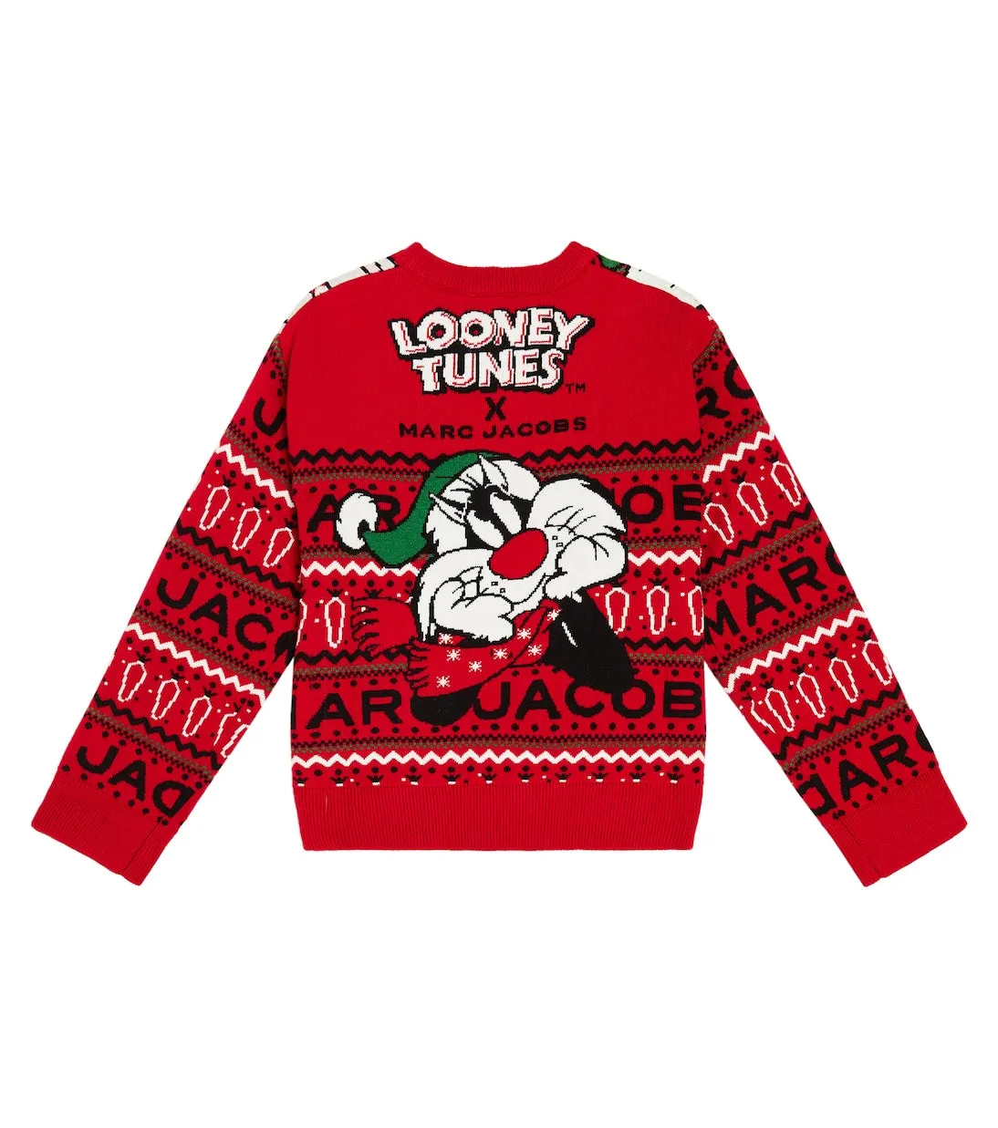 Intarsia x looney tunes Marc Jacobs Kids sweater, multicolor