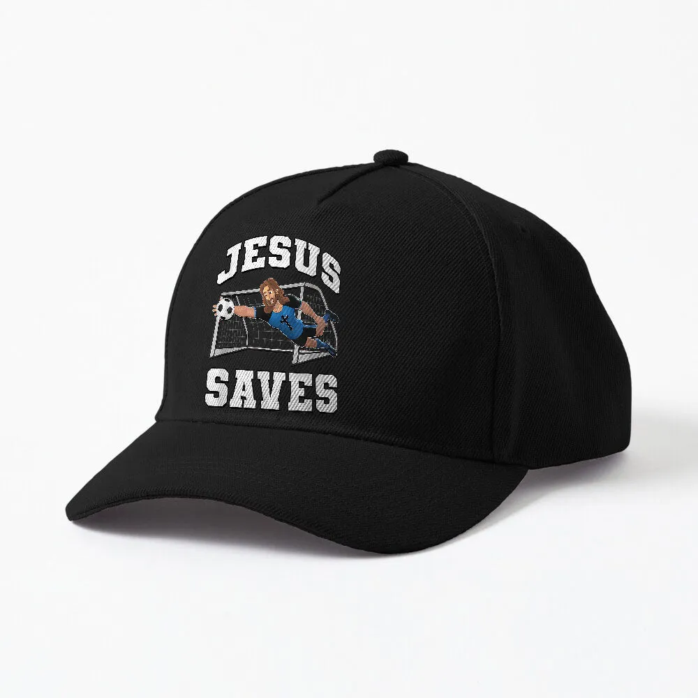 Jesus Saves - Soccer Goal Cap