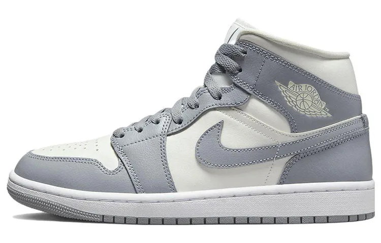 Jordan 1 Mid Gray Sail Stealth (Women)